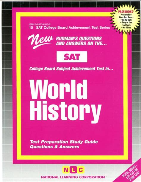 world history sat subject test